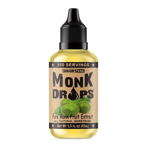 Pure Liquid Monk Fruit Drops Sweetener Sugar Substitute Zero Calories, 1.5 fl Oz | eBay