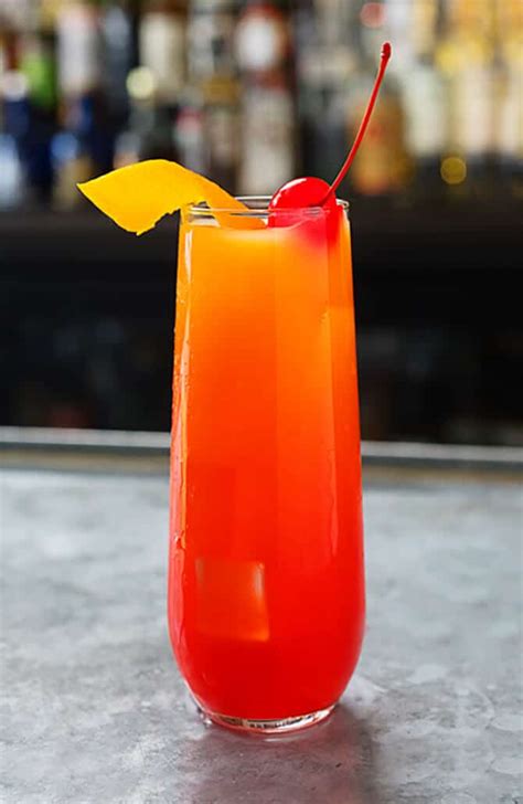 Tequila Sunrise Recipe | Exotico Mixed Drink Recipes