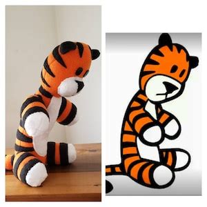 Stuffed Hobbes Plush Tiger 14 Character Collectable - Etsy