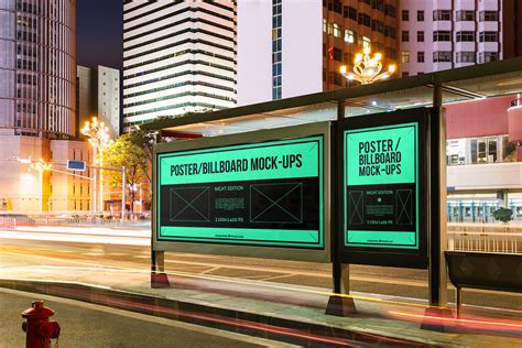 10 Free Outdoor Advertising Billboard & Bus Stop PSD Mockups - Good Mockups