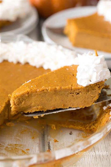 Crustless Pumpkin Pie {A Fall Favorite!} - The Shortcut Kitchen