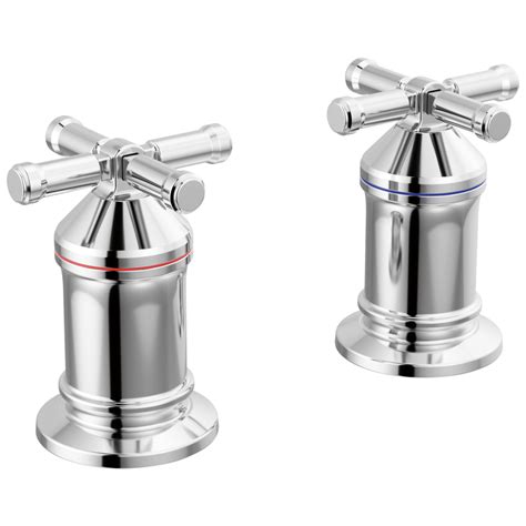 Free Tub Faucets Revit Download – Broderick 2 Handle Roman Tub Handle Kit - Cross - H599-PR ...