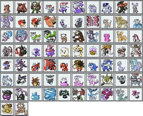 Kalos Dex GSC Sprites Shiny Colours by Axel-Comics on DeviantArt