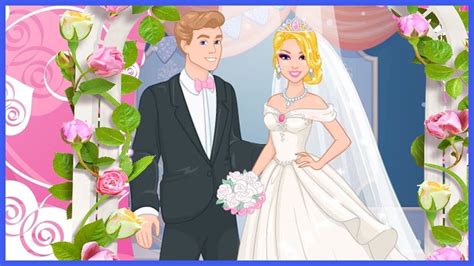 Barbie Wedding Dress Design game | Barbie dress up game | Barbie games for girls - YouTube