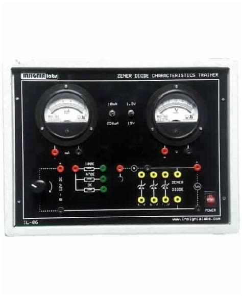 Zener Diode Characteristics Trainer Apparatus by Insignia Labs Tech Private Limited from ...