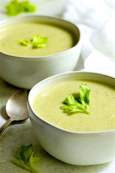 Cream of Celery Leaves Soup Recipe - From A Chef's Kitchen