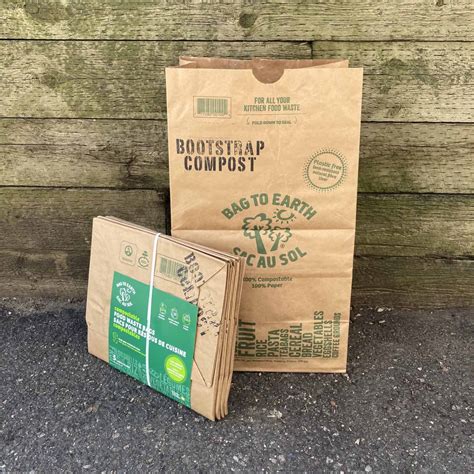 Compostable Paper Bags – Bootstrap Compost