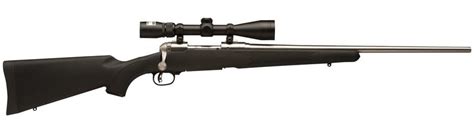 Savage Arms 116 Trophy Hunter XP Stainless 30-06 Rifle, Synthetic, Nikon Scope, AcuTrigger, 22 ...