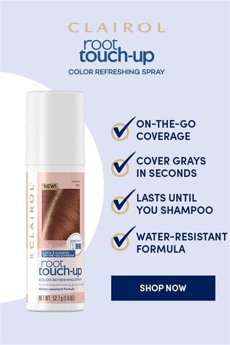 Clairol Root Touch-Up Color Refreshing Spray | Clairol root touch up ...