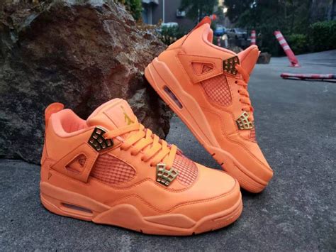 Air Jordan 4 Orange Metallic Gold On Sale – The Sole Line