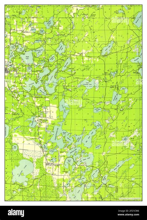 Three Lakes, Wisconsin, map 1938, 1:48000, United States of America by ...