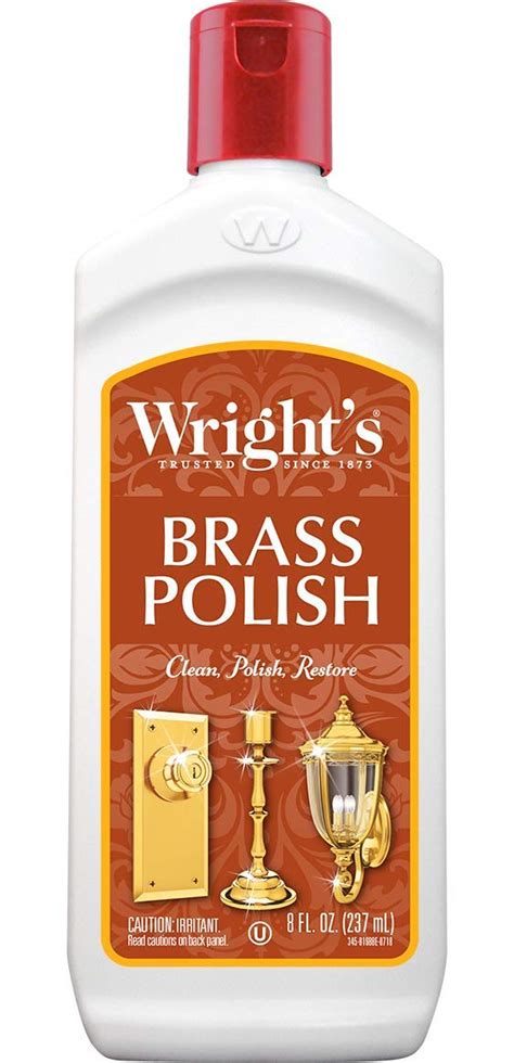 Buy Wright's Brass and Copper Polish and Cleaner - 8 Ounce - Gently ...