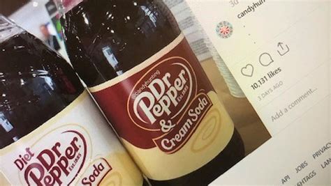 Dr Pepper & Cream Soda flavor officially launches next March