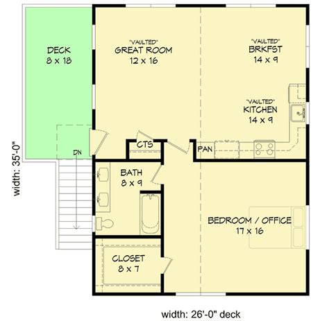 Attached Adu Floor Plans - floorplans.click