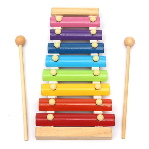 Kids Toys 8 Notes Musical Xylophone Piano Wooden Instrument For ...