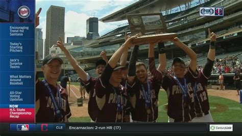 Highlights from the MSHSL baseball tournament - YouTube