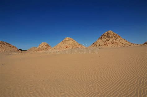 Ancient Pyramids of Nuri in Sahara Desert, Sudan, Africa Stock Photo ...