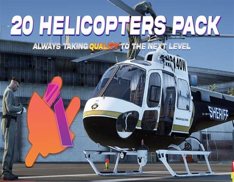 GTA V Aerial Pack: 20 Helicopters Fivem Ready Helicopter Script ...