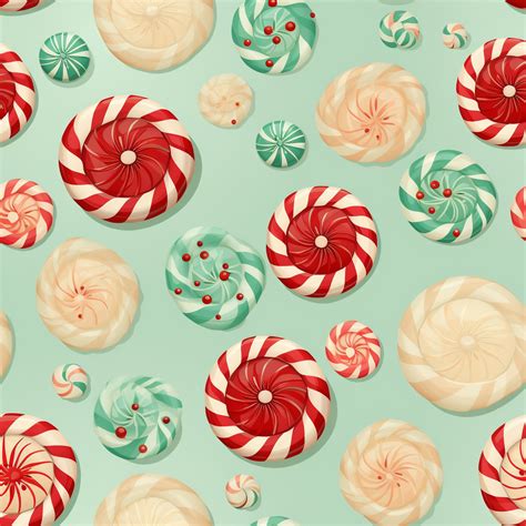 Peppermint Christmas Candy Seamless Free Stock Photo - Public Domain Pictures