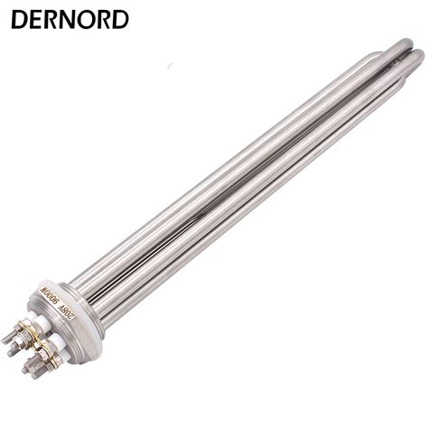 DERNORD 208v 9kw Electric Water Distiller Heating Heater Element 1.5"NPT Thread Stainless Steel ...