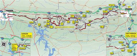 Map of the Lookout Mountain Parkway | Lookout Mountain Parkway Assn.