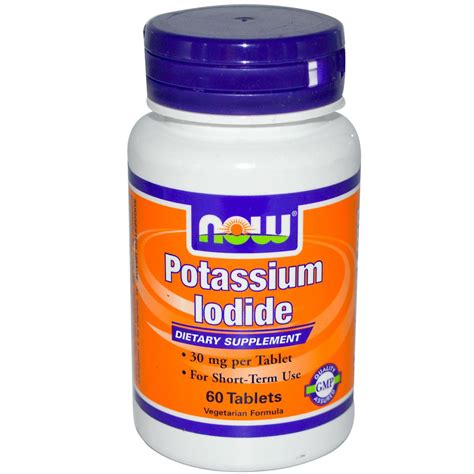 Now Foods, Potassium Iodide, 30mg, 60 Tablets Australia – Mega Vitamins