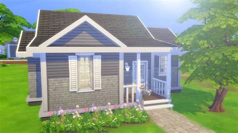 PERFECT FAMILY STARTER HOME // The Sims 4: Speed Build - YouTube