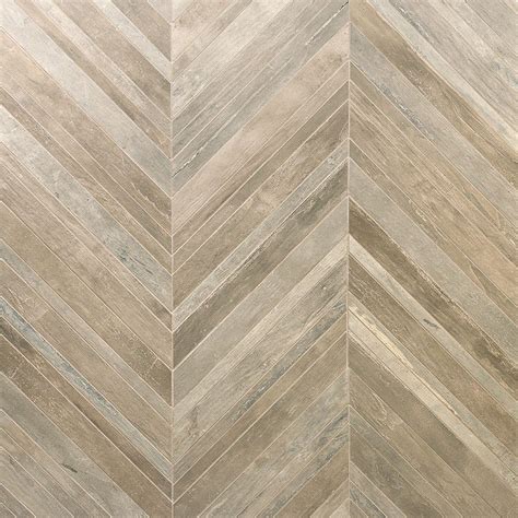 Trouvaille Chevron Hewn 9x18 Porcelain Tile | TileBar.com | Chevron ...