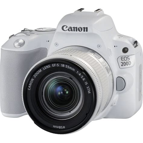 Canon EOS 200D Lens Kit 18-55mm IS STM – White