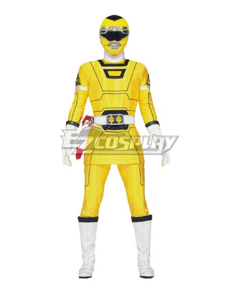 Power Rangers Turbo Yellow Turbo Ranger Cosplay Costume