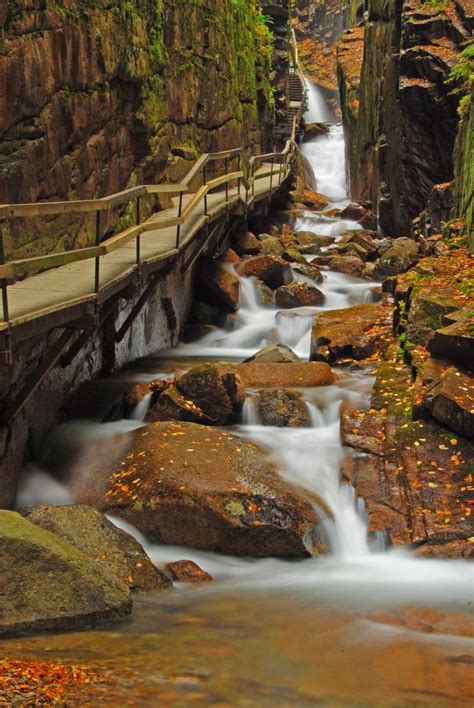 Flume Gorge Trail - Stop #4 | Franconia, Flume gorge, Beautiful places in the world