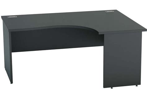 Black L-Shaped Corner Desk- Left Or Right Handed - 3 Sizes - Nene