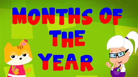 Months Of The Year Song | Kids Songs For Children | Nursery Rhymes ...