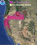 Red Flag Warnings and smoke map, August 20, 2013 - Wildfire Today