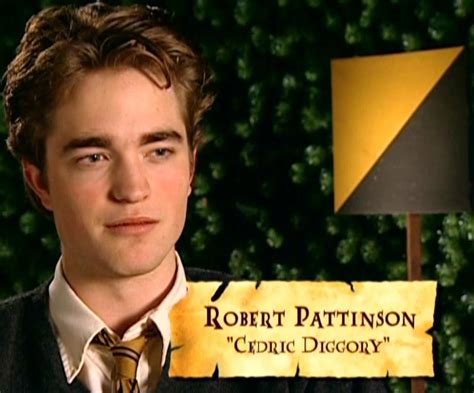 Image - Robert Pattinson as Cedric Diggory (discussing The Lake ...