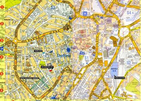 Large Sheffield Maps for Free Download and Print | High-Resolution and Detailed Maps