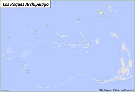 Mapa de Archipiélago Los Roques | Venezuela | Mapas Detallados de ...