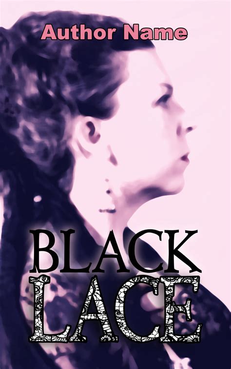 Black Lace premade book cover Suzy Turner