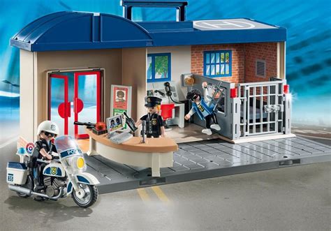 Playmobil Set: 5689-usa - Take Along Police Station - Klickypedia