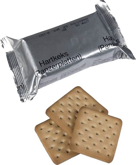 Amazon.com : x4 Genuine German Army Survival Food Pack Outdoor Hardtack ...