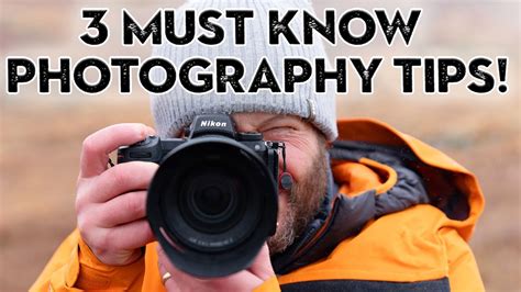 3 EASY PHOTOGRAPHY TIPS Every BEGINNER Should Know - Best In Photography