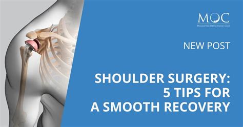 Recovery after Shoulder Surgery | Manhattan Orthopedic Care