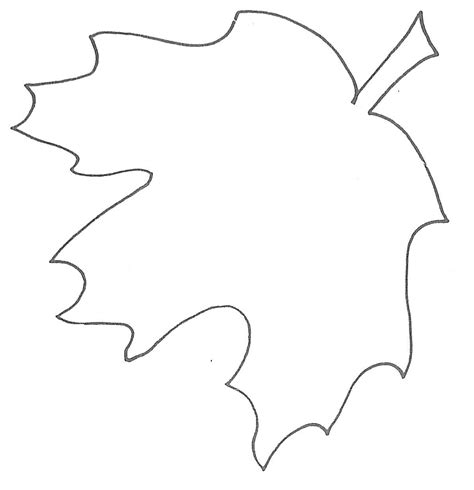 Maple Leaf Stencil Printable - ClipArt Best