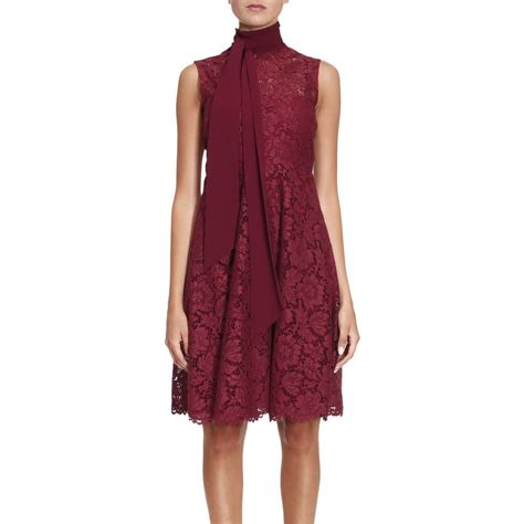 Valentino - Dress Dress Women Valentino - burgundy, Women's Dresses ...