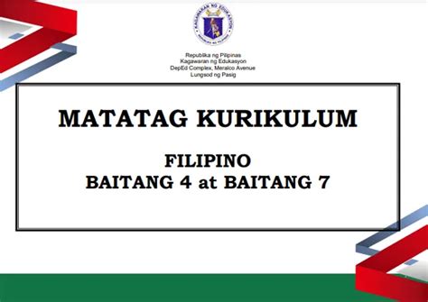 DepEd K to 12 Matatag Curriculum Guides