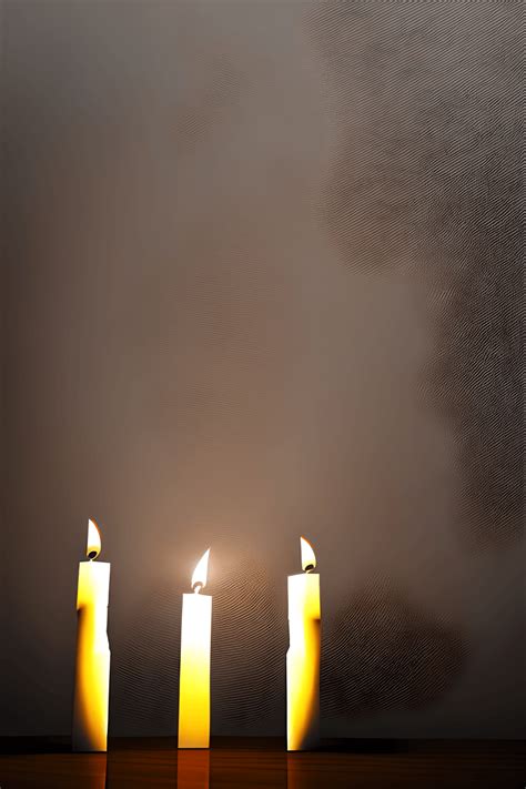 Tenebrae Candles on a Black Background · Creative Fabrica