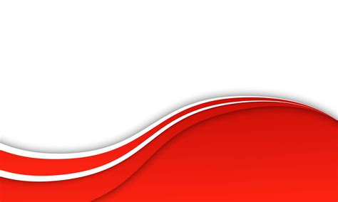 Red wave shape with white lines on white background. 13975346 Vector Art at Vecteezy