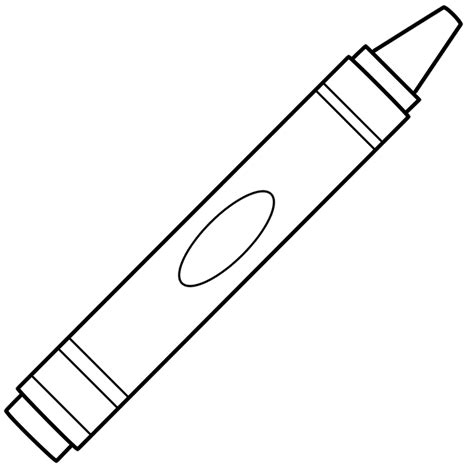 Pix For > Blank Crayon Coloring Sheet - ClipArt Best - ClipArt Best