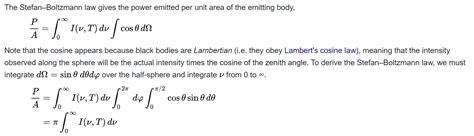 quantum mechanics - Stefan-Boltzmann law - an unclear step in the derivation - Physics Stack ...