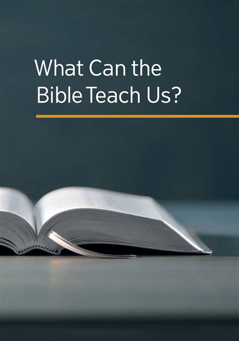 What Can the Bible Teach Us?—How to Use It — Watchtower ONLINE LIBRARY